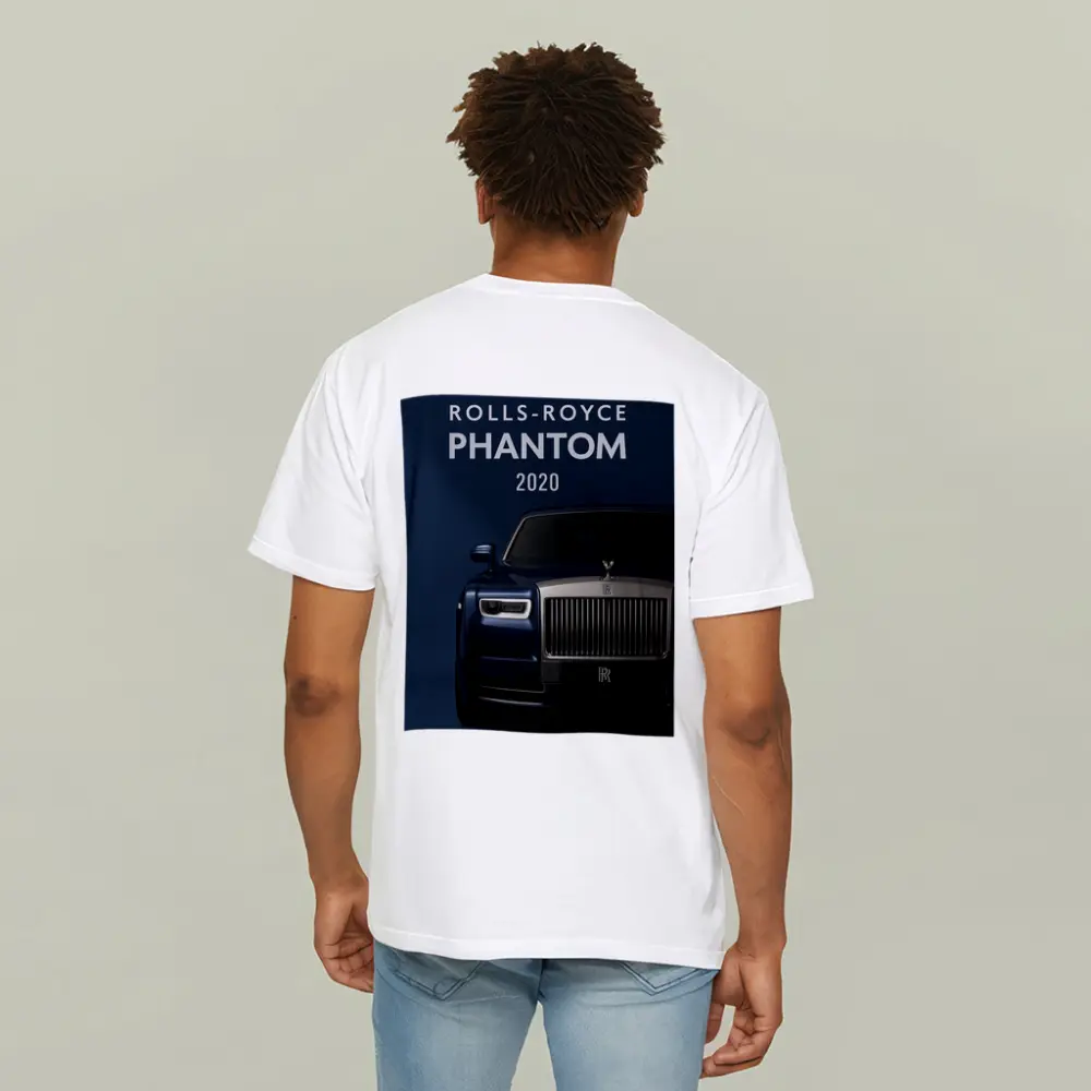 Rolls Royce Phantom Dark Blue Front View – T-Shirts