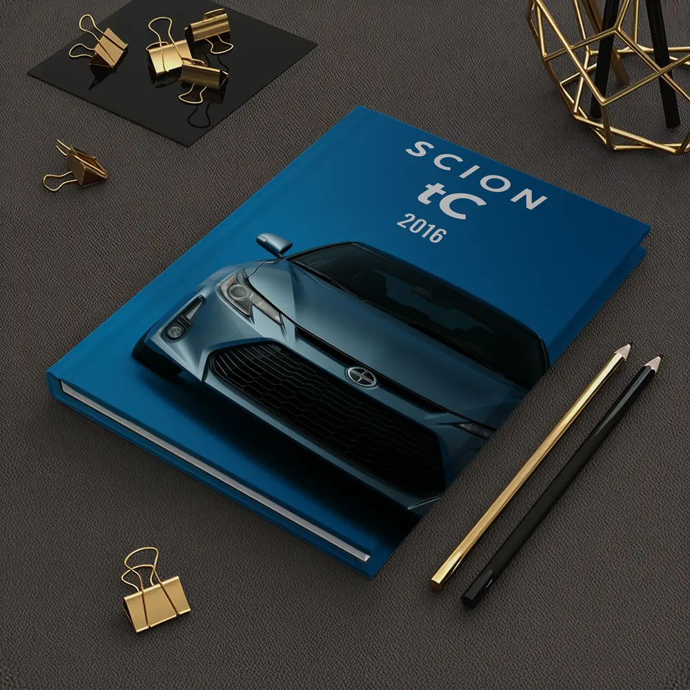 Scion tC 2016 Blue Studio Front View – Notebooks