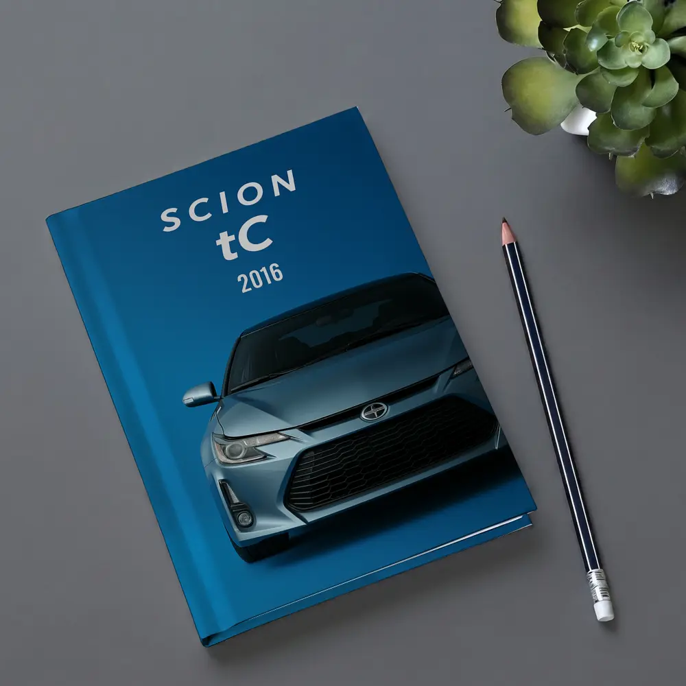 Scion tC 2016 Blue Studio Front View – Notebooks