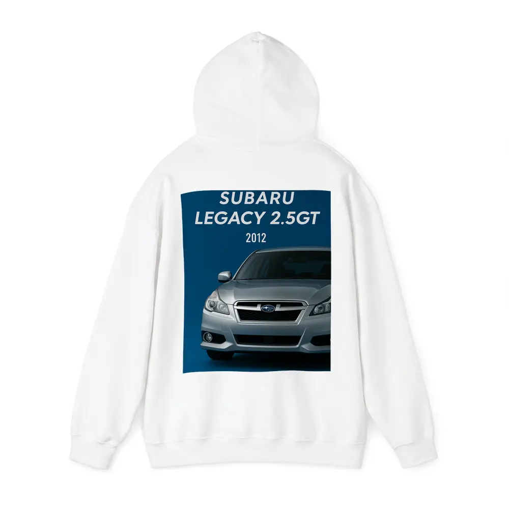 2012 Subaru Legacy GT Blue Background – Hoodies
