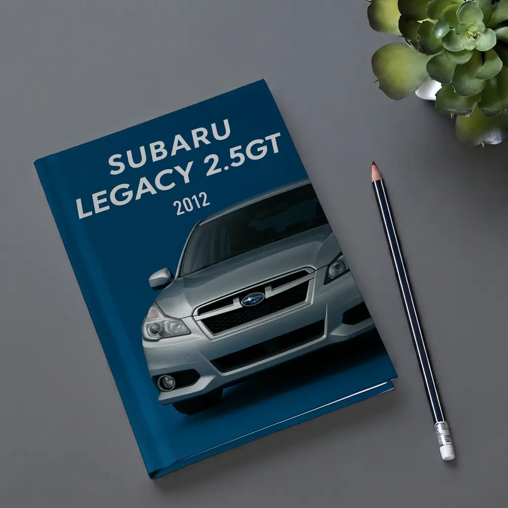 2012 Subaru Legacy GT Blue Background – Notebooks
