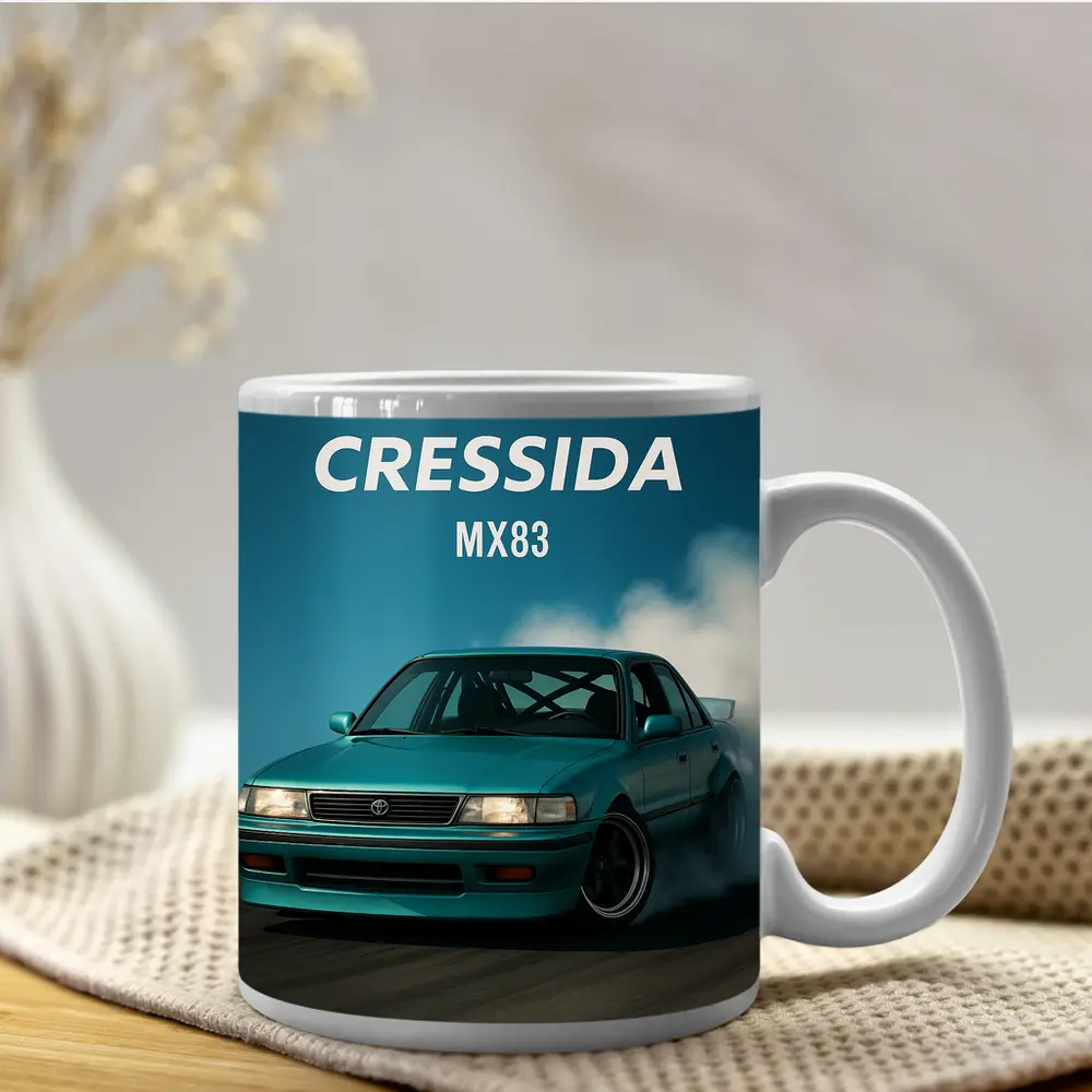 Toyota Cressida MX83 Drifting Smoke Blue – Mugs