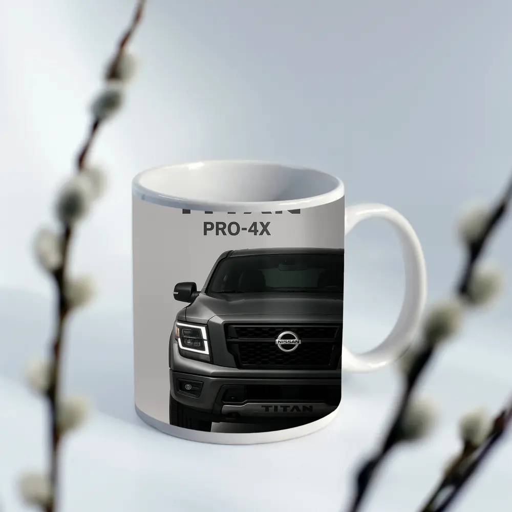 Nissan Titan Pro-4X Truck Gray Studio – Mugs