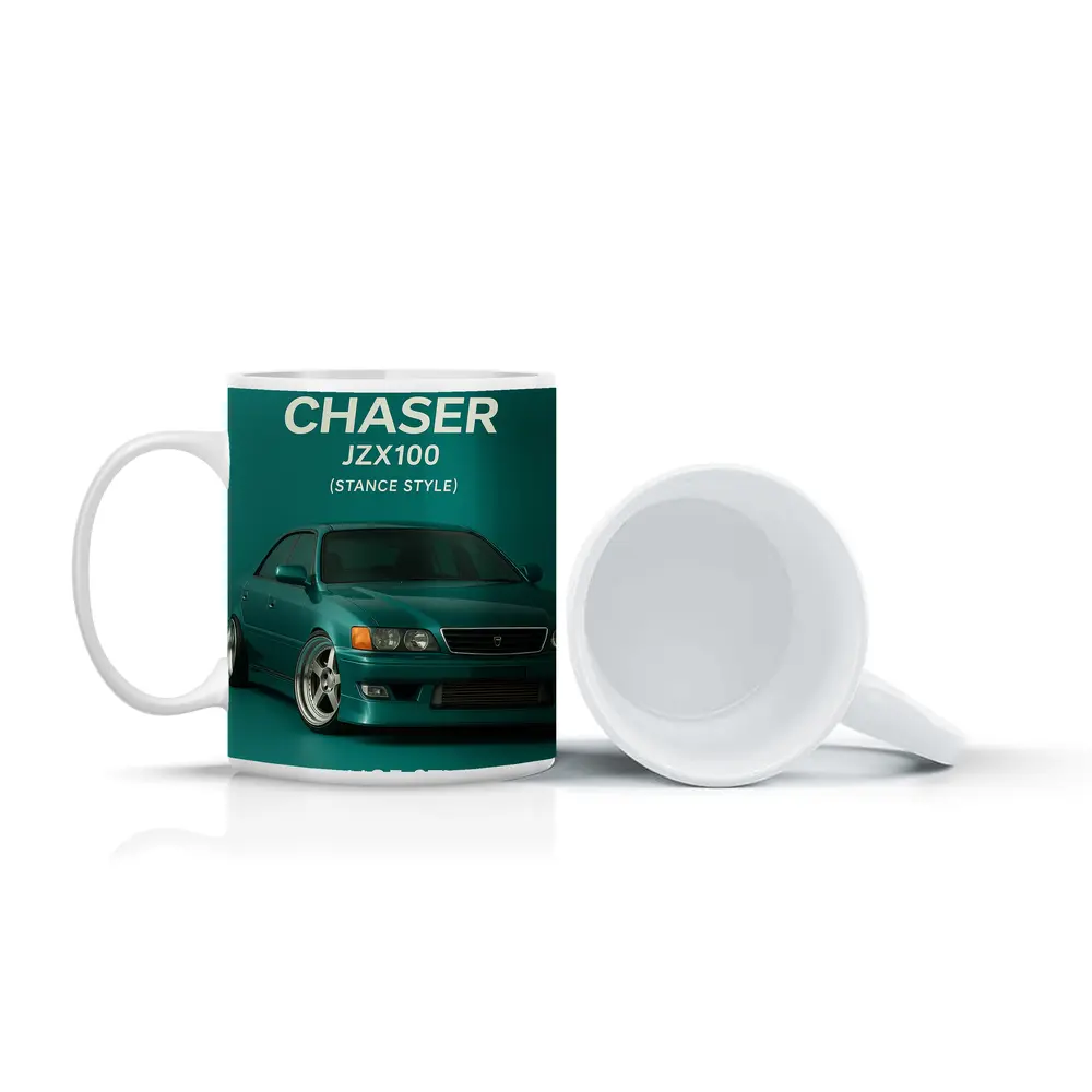Toyota Chaser JZX100 Stance Style Teal – Mugs