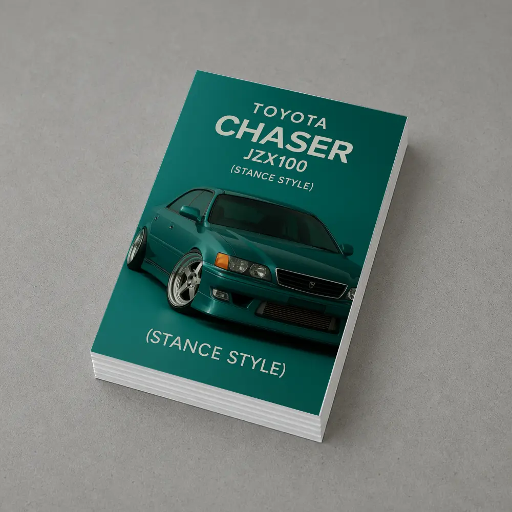 Toyota Chaser JZX100 Stance Style Teal – Postcards