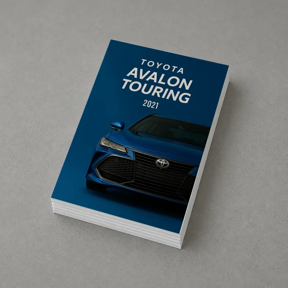 2021 Toyota Avalon Touring Blue Front View – Postcards