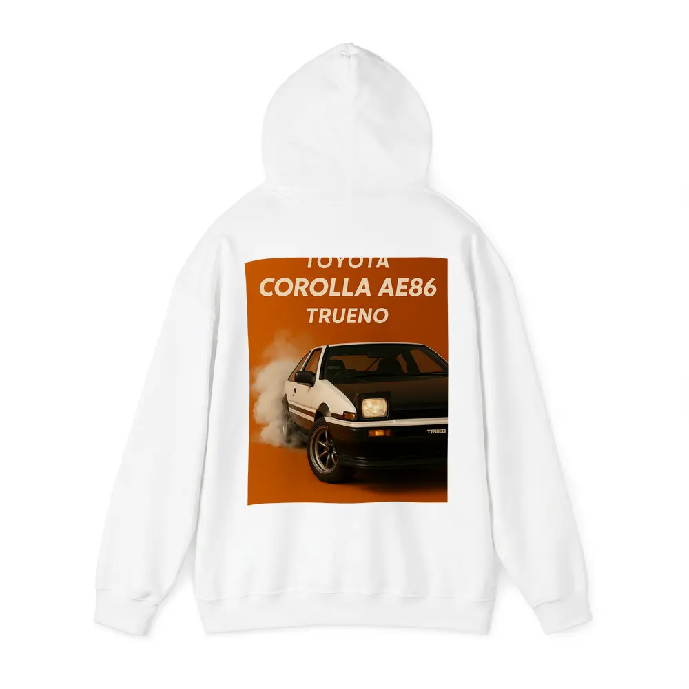 Toyota Corolla AE86 Trueno Burning Orange – Hoodies