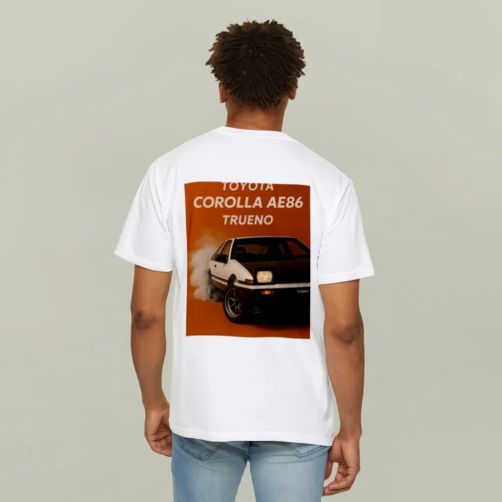 Toyota Corolla AE86 Trueno Burning Orange – T-Shirts