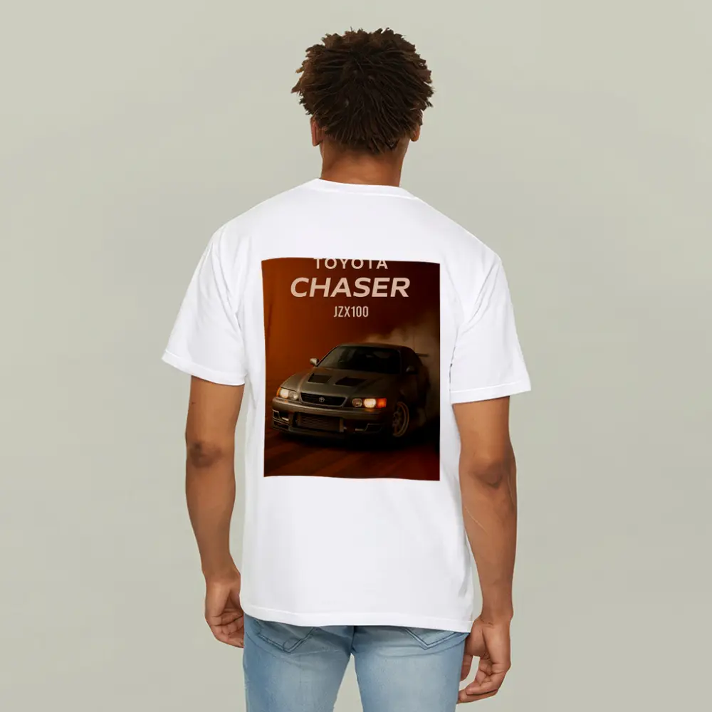 Toyota Chaser JZX100 Drifting Orange Smoke – T-Shirts