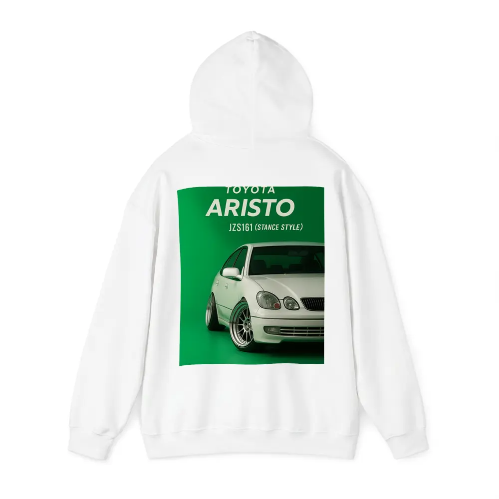 Toyota Aristo JZS161 Stance Style Green Background – Hoodies