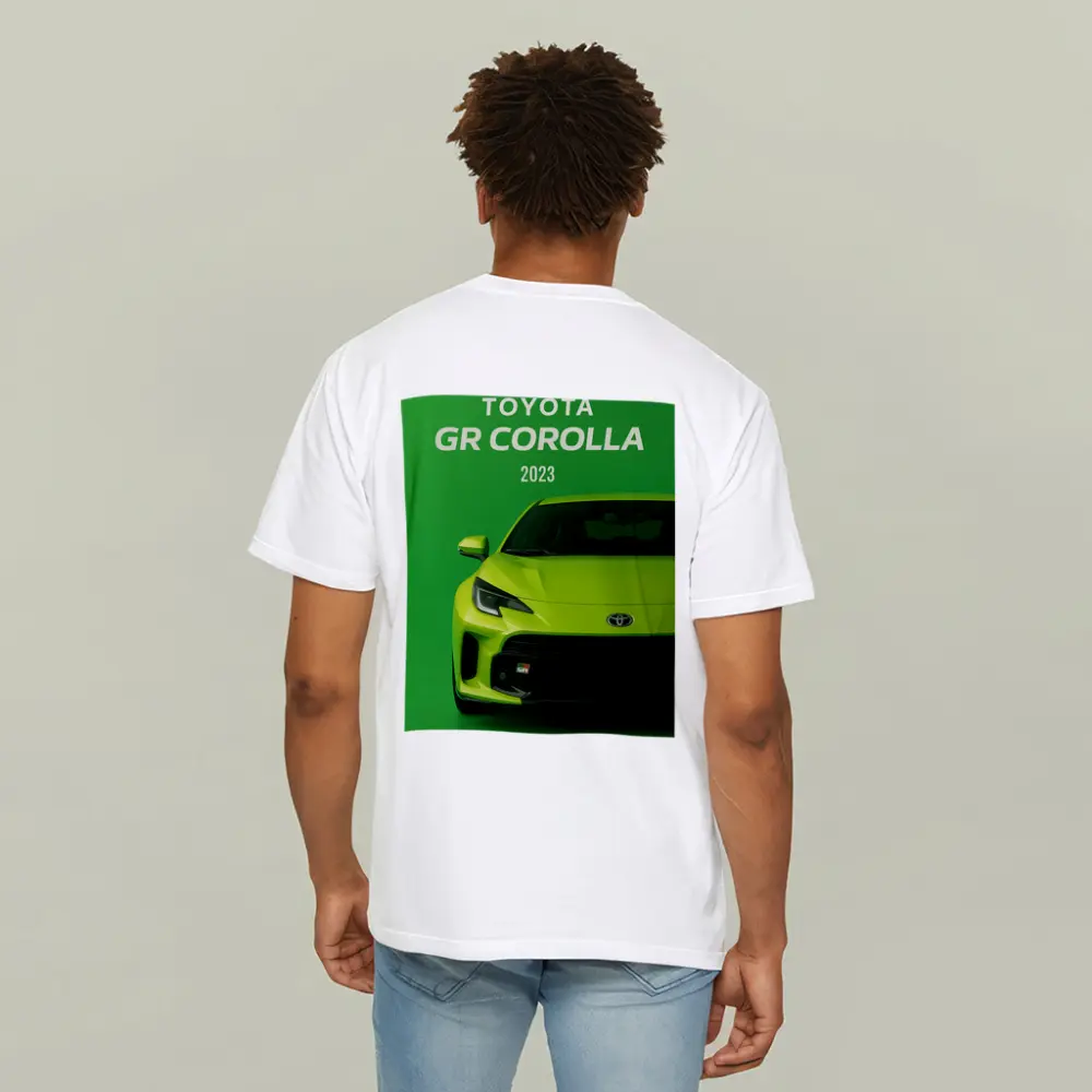 Toyota GR Corolla Green Front View Art – T-Shirts