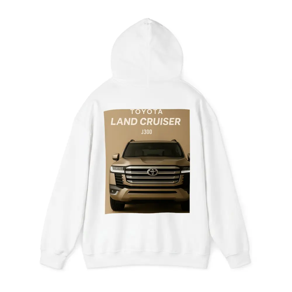 Toyota Land Cruiser J300 Front View Beige – Hoodies