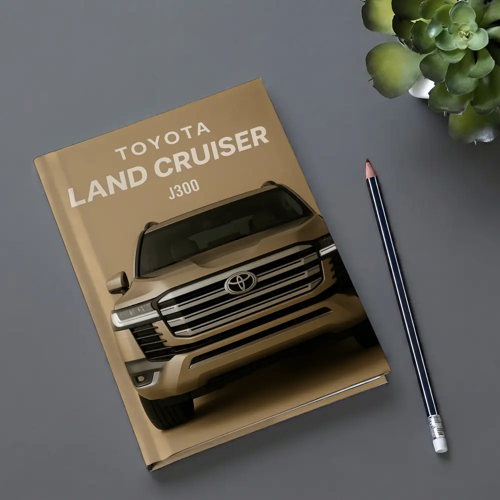 Toyota Land Cruiser J300 Front View Beige – Notebooks