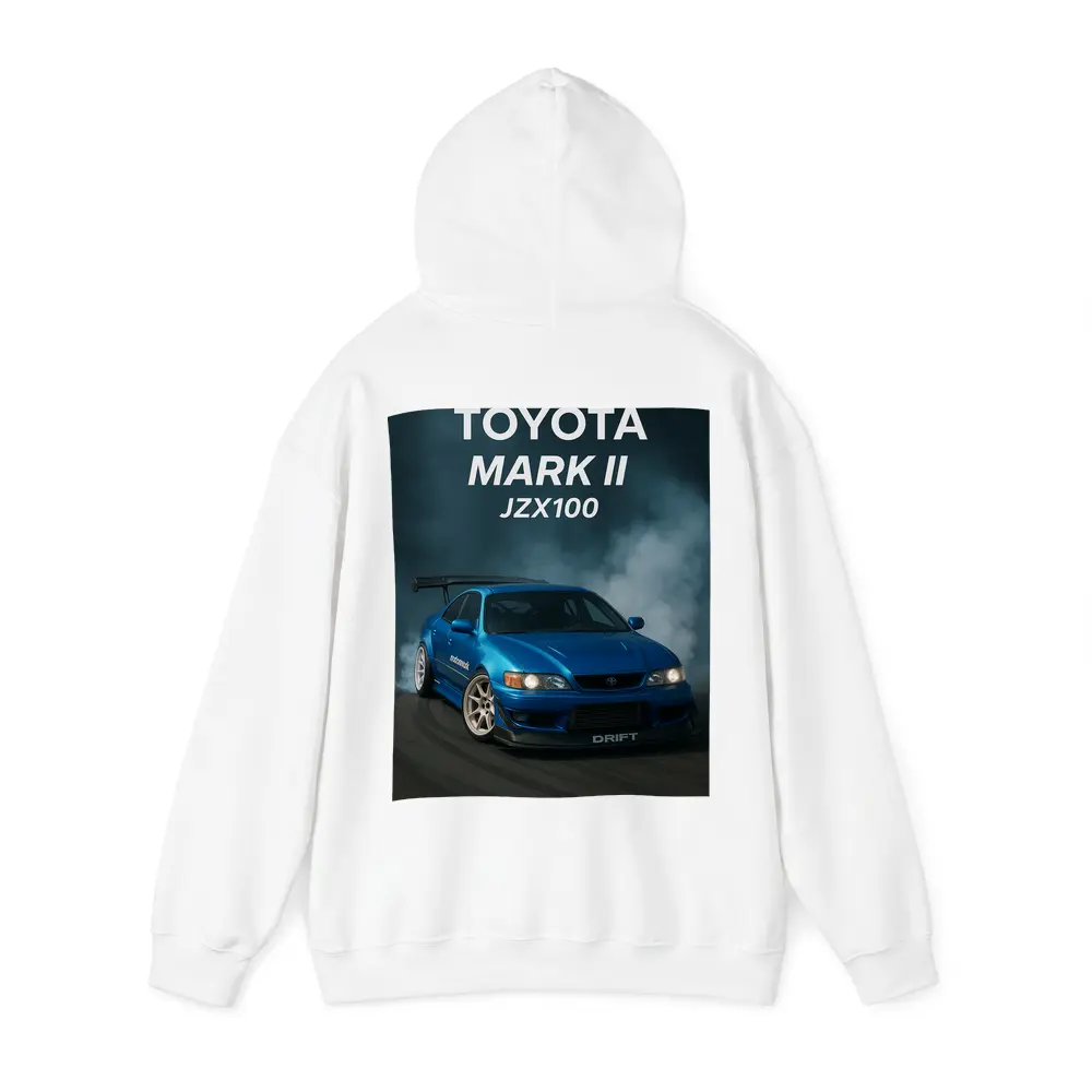 Toyota Mark II JZX100 Drift Blue Smoke – Hoodies