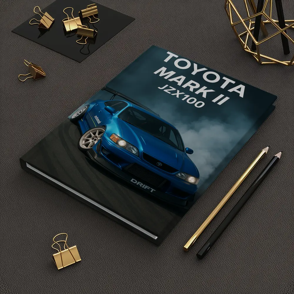 Toyota Mark II JZX100 Drift Blue Smoke – Notebooks