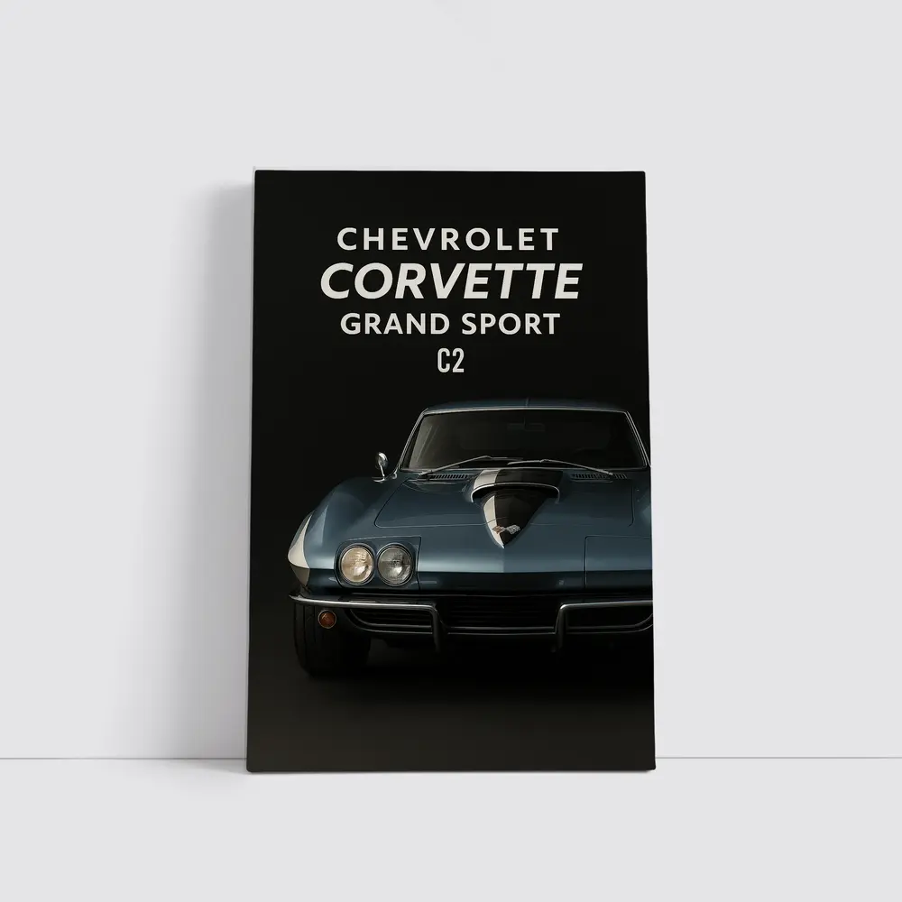 Chevrolet Corvette Grand Sport C2 Dark – Wall Art
