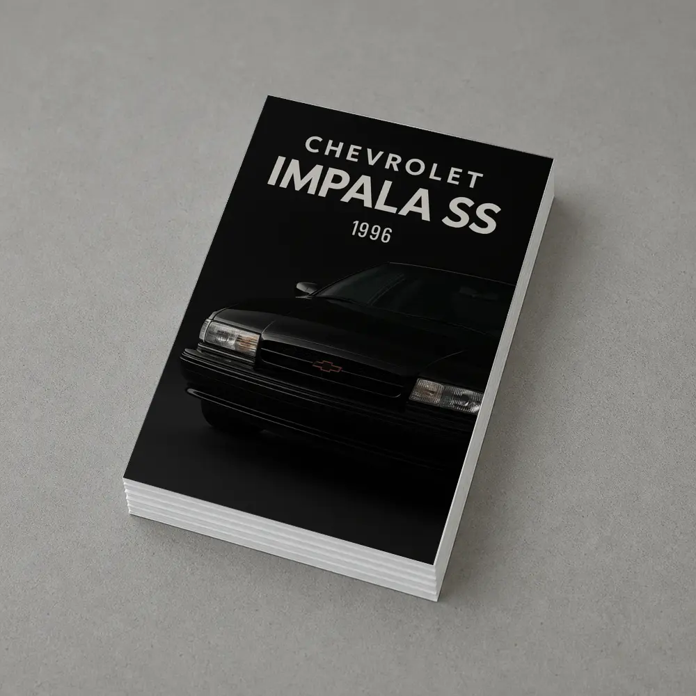 Chevrolet Impala SS Dark Studio Portrait – Postcards