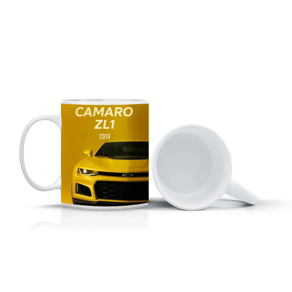 Chevrolet Camaro ZL1 Yellow Front View – Mugs