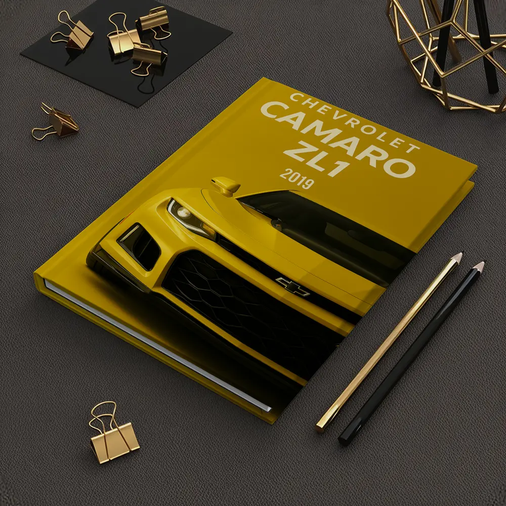 Chevrolet Camaro ZL1 Yellow Front View – Notebooks