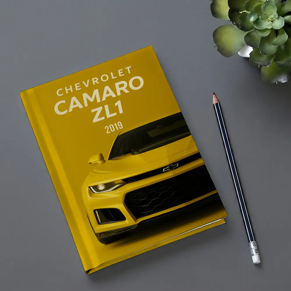 Chevrolet Camaro ZL1 Yellow Front View – Notebooks
