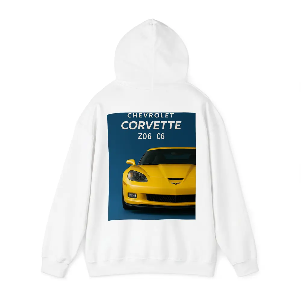 Chevrolet Corvette Z06 C6 Yellow Blue – Hoodies
