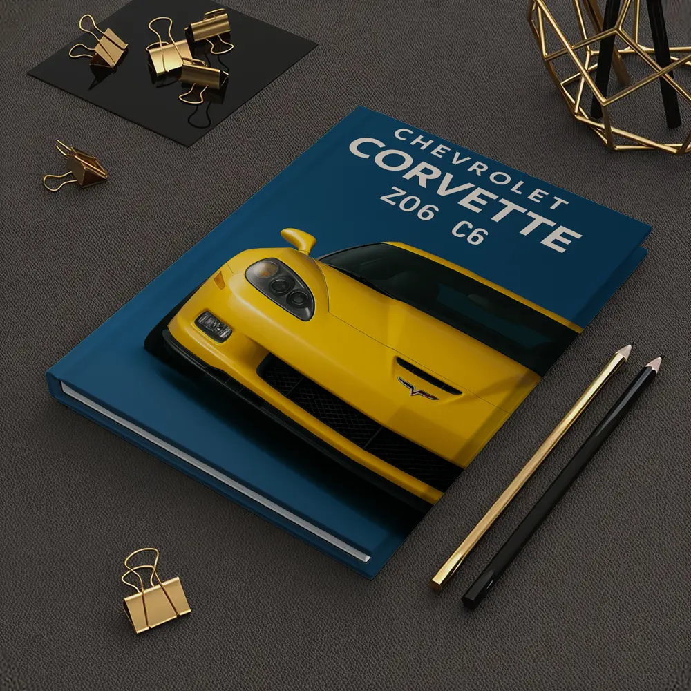 Chevrolet Corvette Z06 C6 Yellow Blue – Notebooks