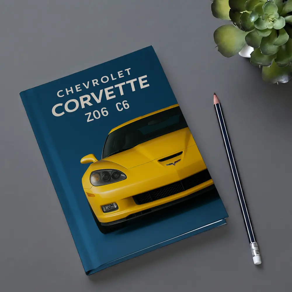 Chevrolet Corvette Z06 C6 Yellow Blue – Notebooks