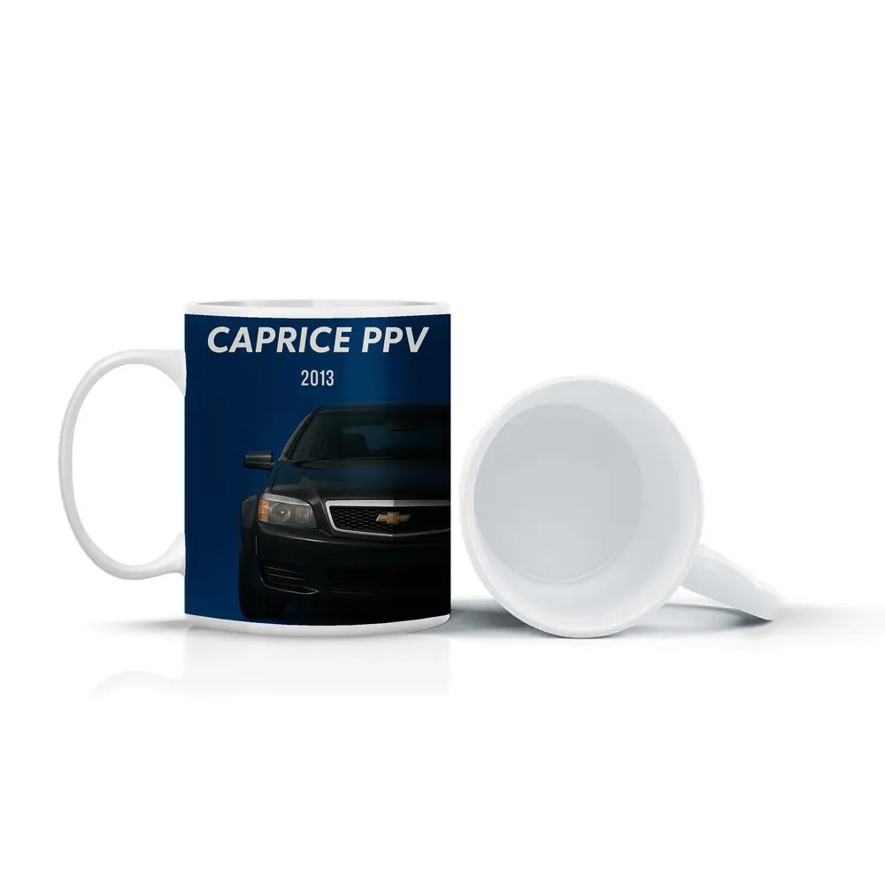 Chevrolet Caprice PPV Dark Blue Background – Mugs