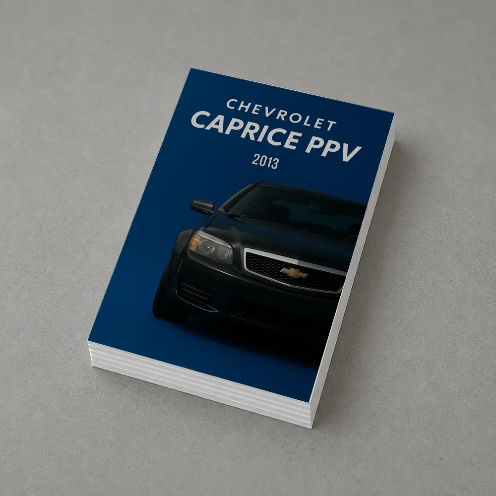 Chevrolet Caprice PPV Dark Blue Background – Postcards