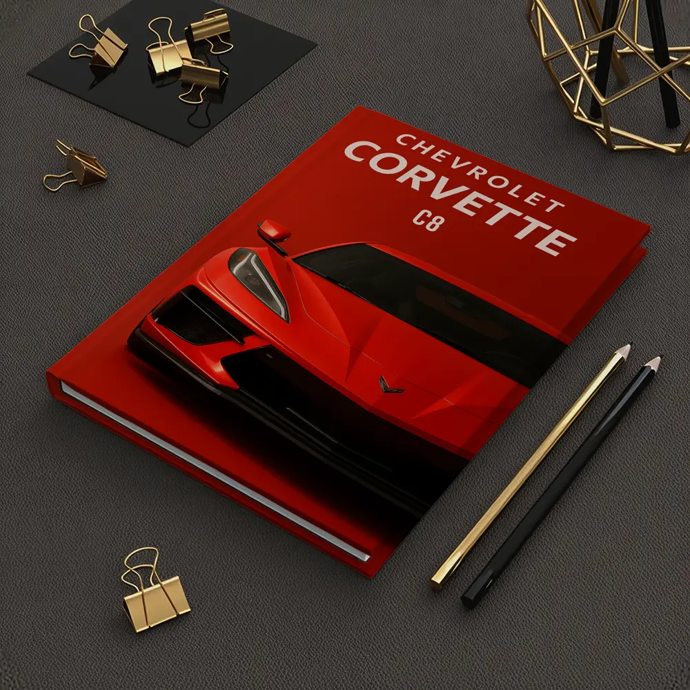 Chevrolet Corvette C8 Red Bold Front – Notebooks