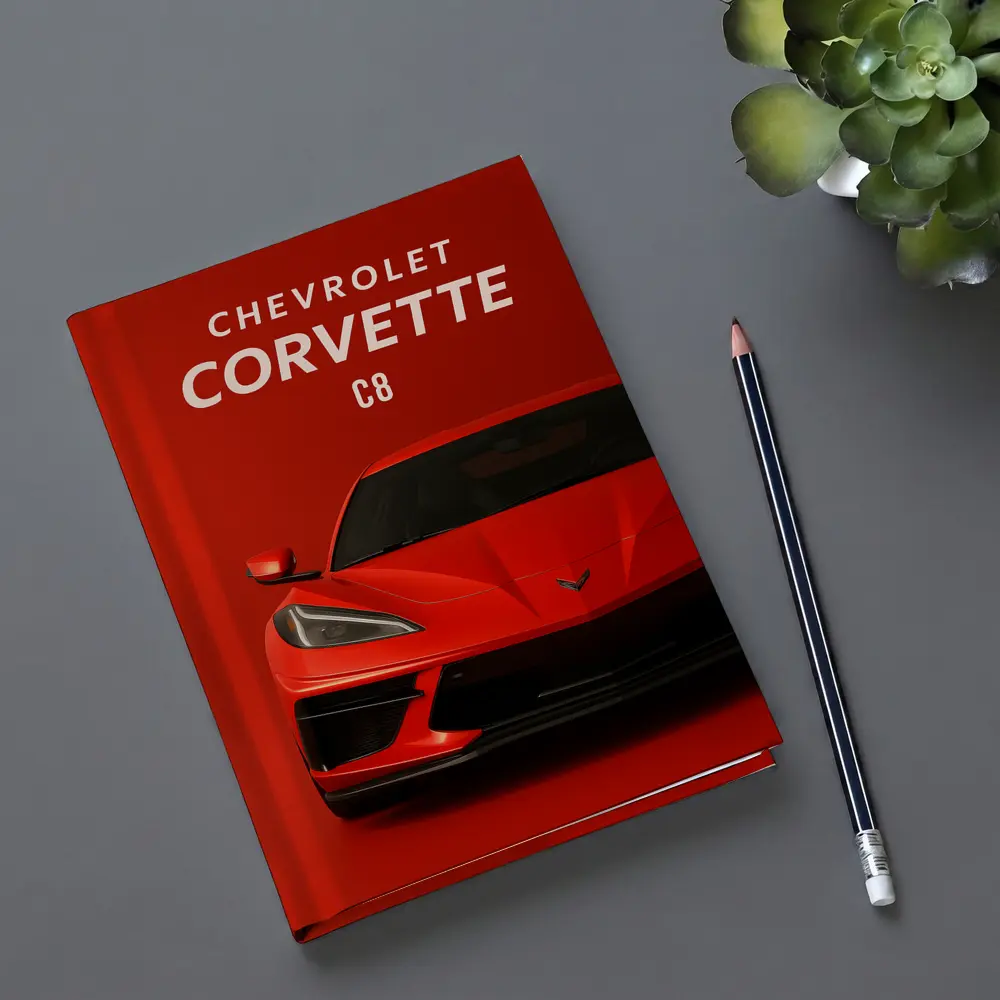 Chevrolet Corvette C8 Red Bold Front – Notebooks