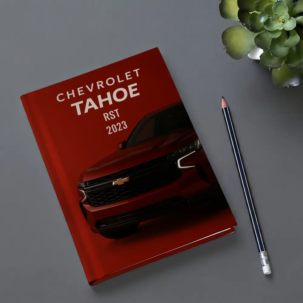 Chevrolet Tahoe RST Red Bold Front View – Notebooks