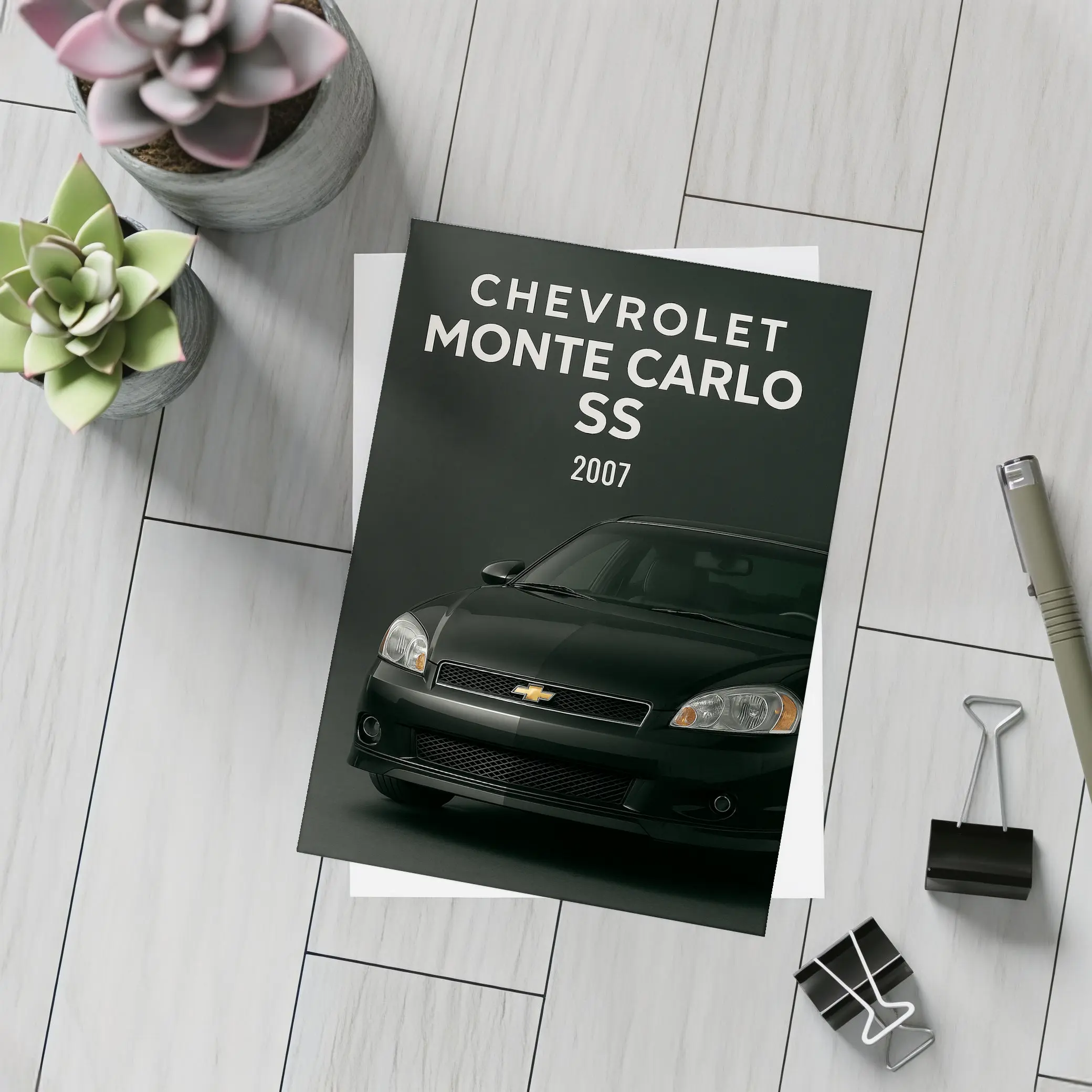 Chevrolet Monte Carlo SS Dark Studio – Postcards