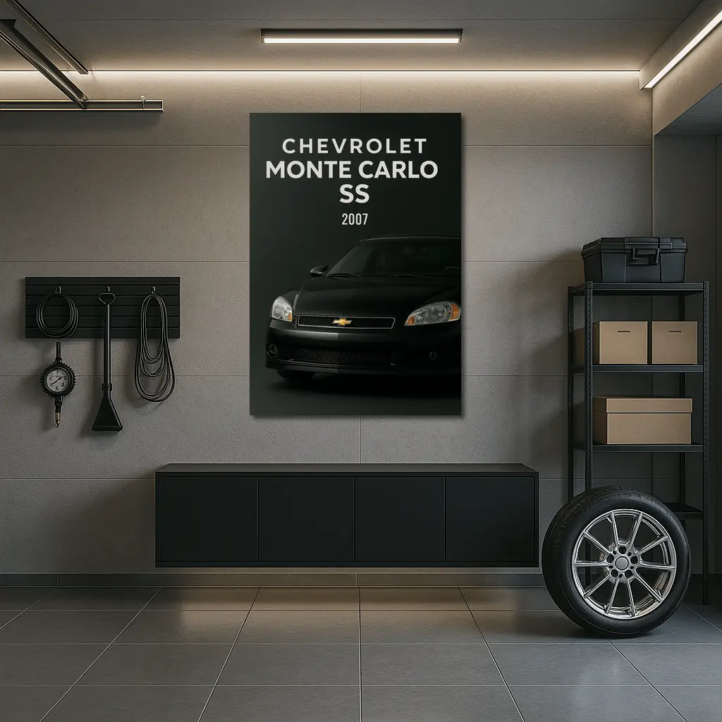 Chevrolet Monte Carlo SS Dark Studio – Wall Art