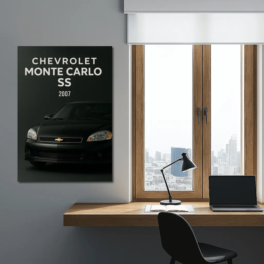 Chevrolet Monte Carlo SS Dark Studio – Wall Art
