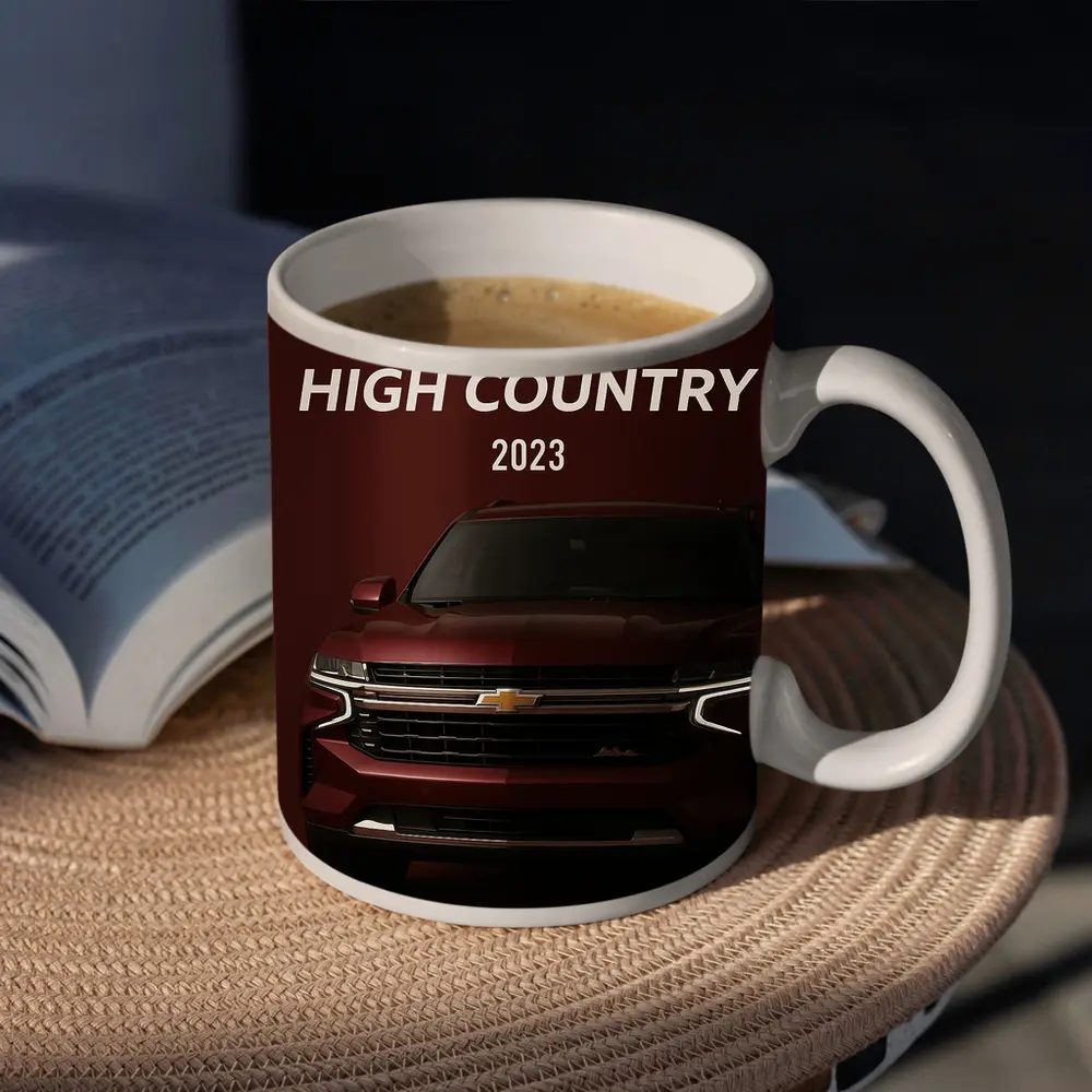 Chevrolet Suburban High Country Dark Red – Mugs