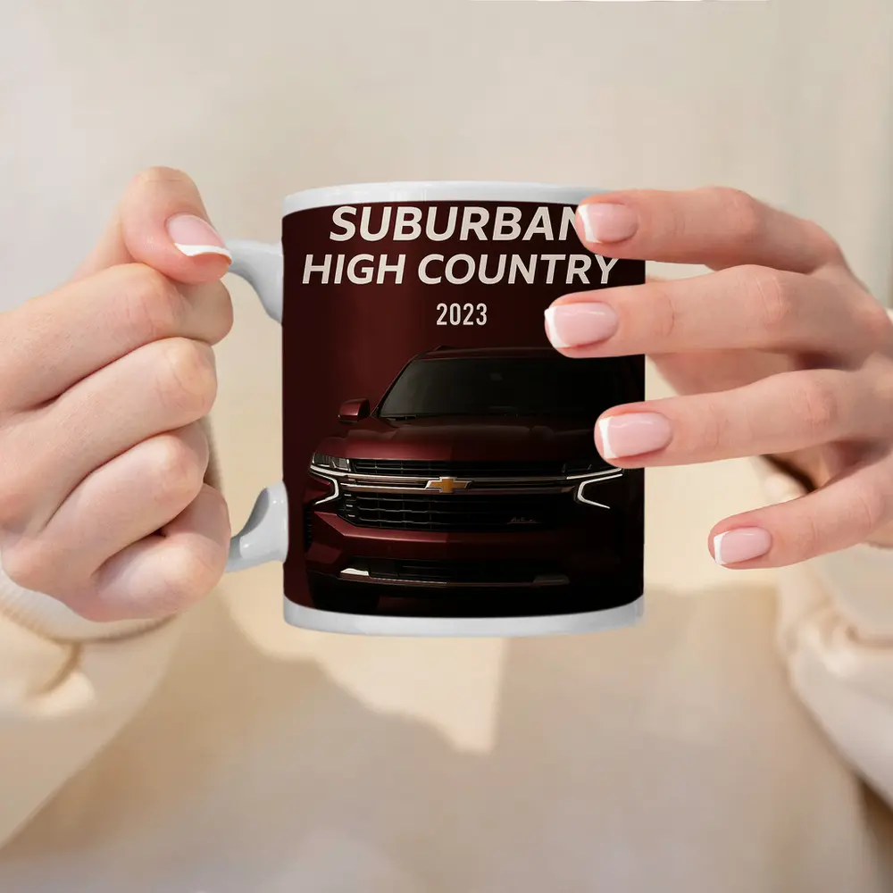 Chevrolet Suburban High Country Dark Red – Mugs