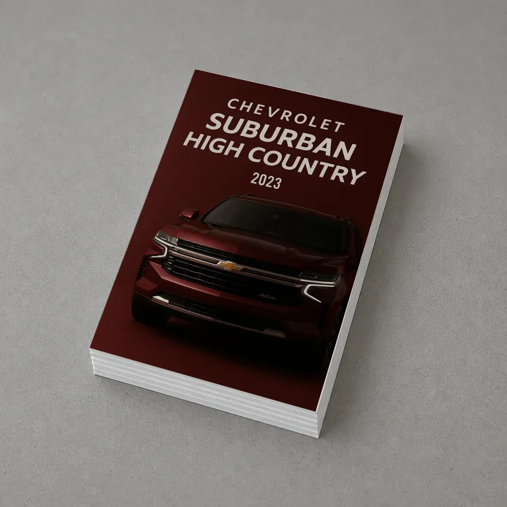 Chevrolet Suburban High Country Dark Red – Postcards