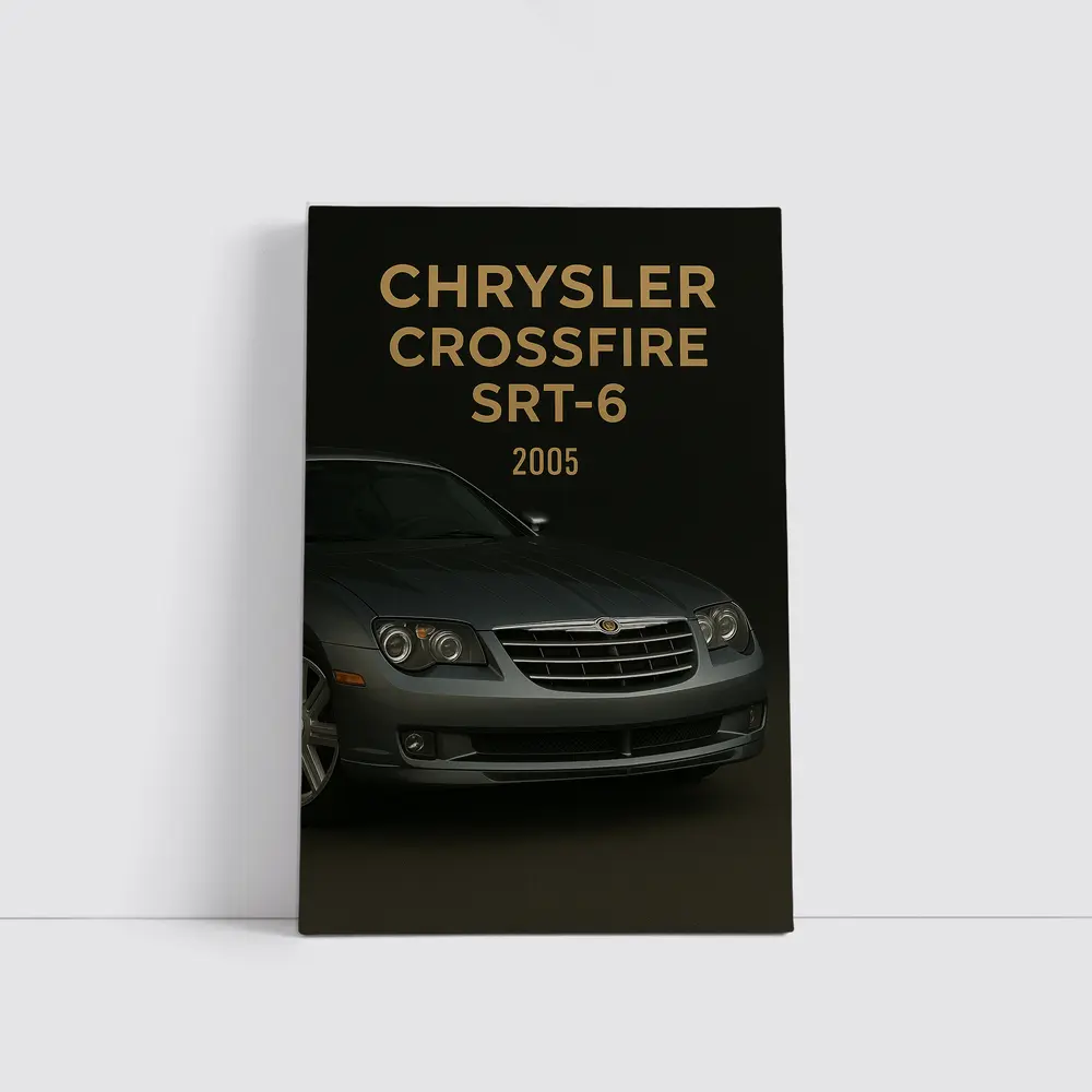 2005 Chrysler Crossfire SRT Six Dark Studio – Wall Art