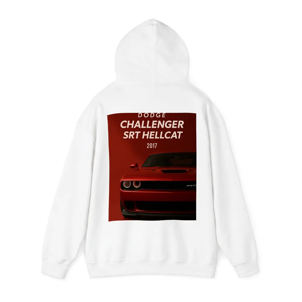 Dodge Challenger SRT Hellcat Red Background – Hoodies