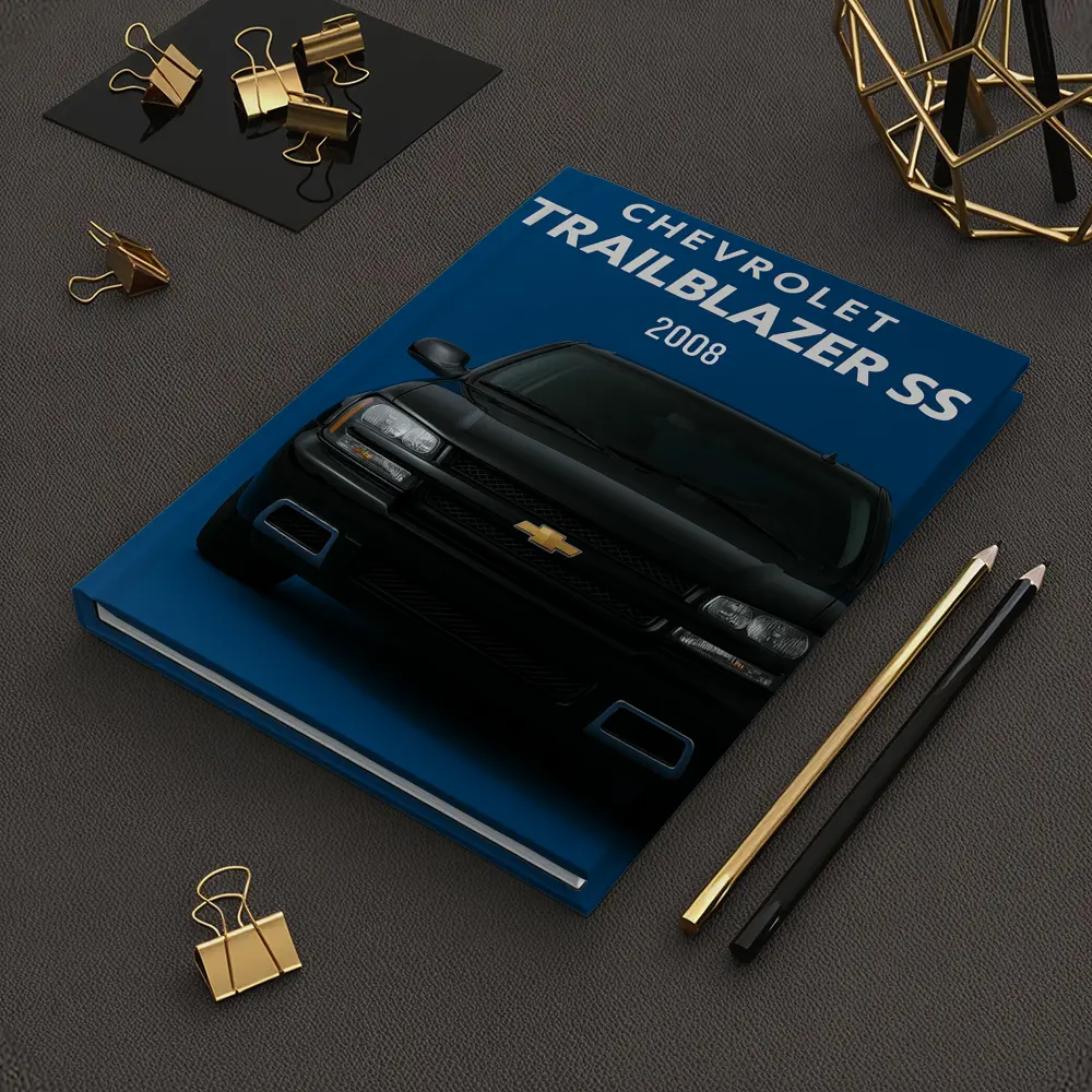 2008 Chevrolet Trailblazer SS Blue Background – Notebooks