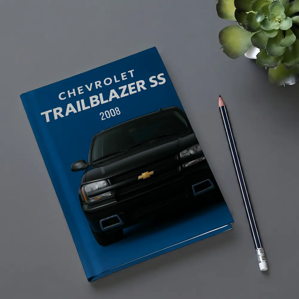2008 Chevrolet Trailblazer SS Blue Background – Notebooks