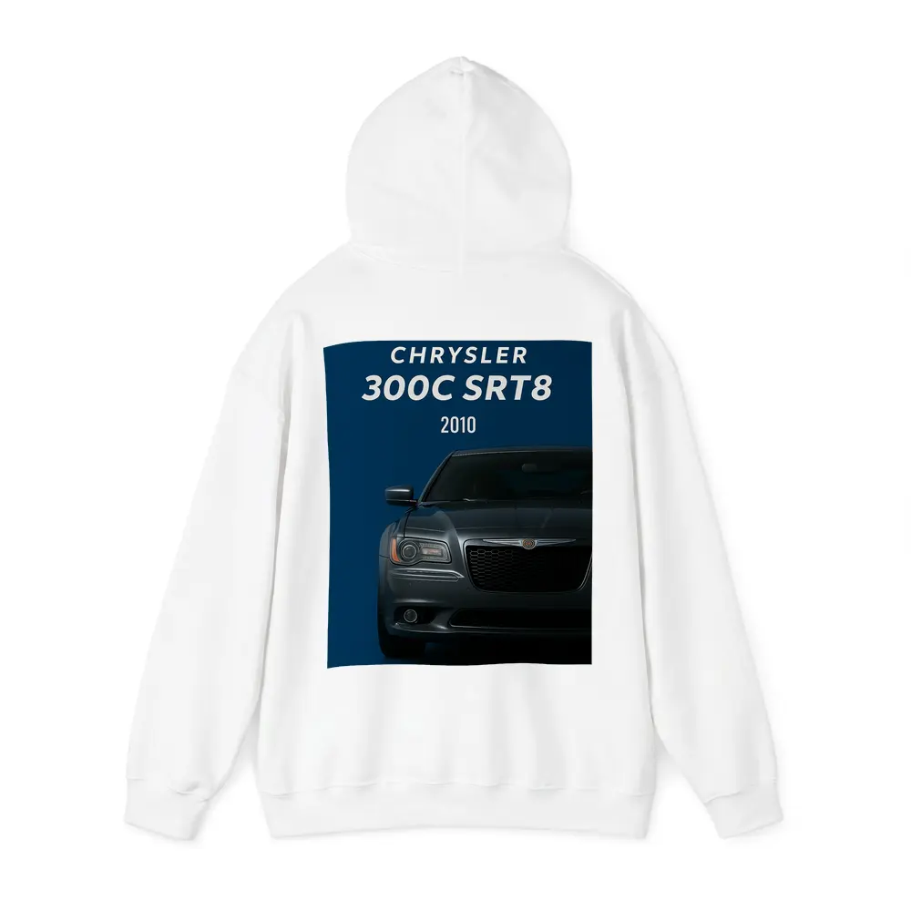 Chrysler 300C SRT8 Dark Blue Minimal Art – Hoodies