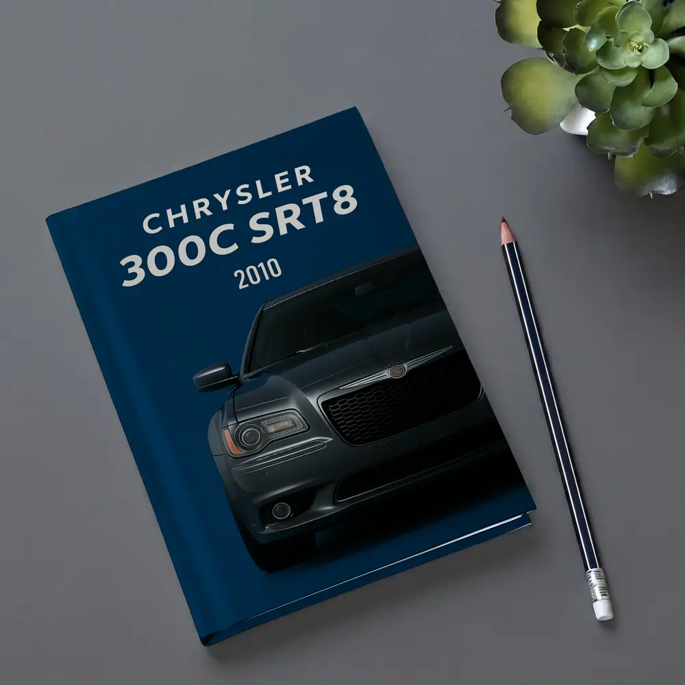 Chrysler 300C SRT8 Dark Blue Minimal Art – Notebooks