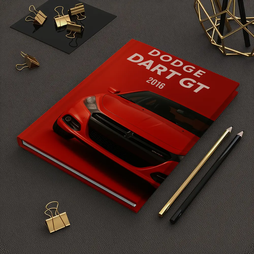 Dodge Dart GT Red Car Front View – Notebooks