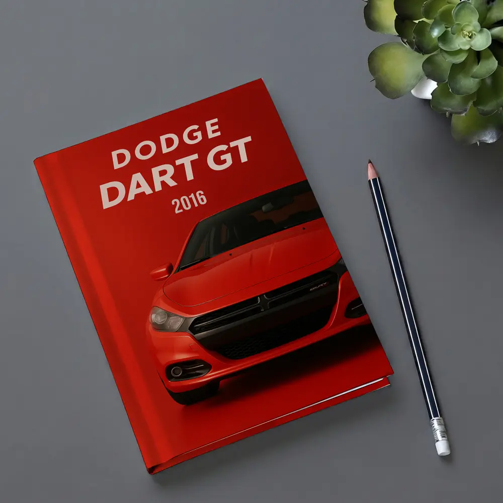 Dodge Dart GT Red Car Front View – Notebooks