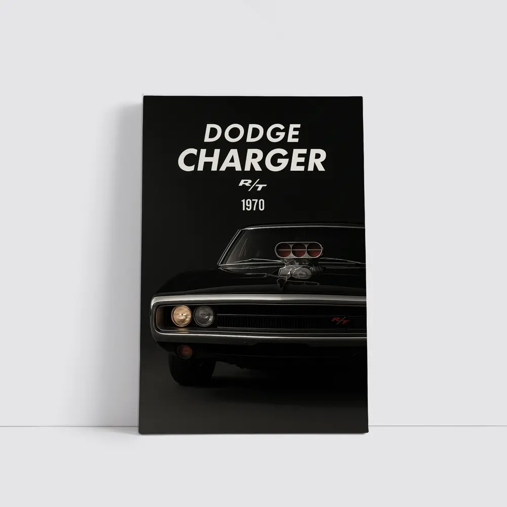 1970 Dodge Charger RT Classic Muscle Car – Wall Art