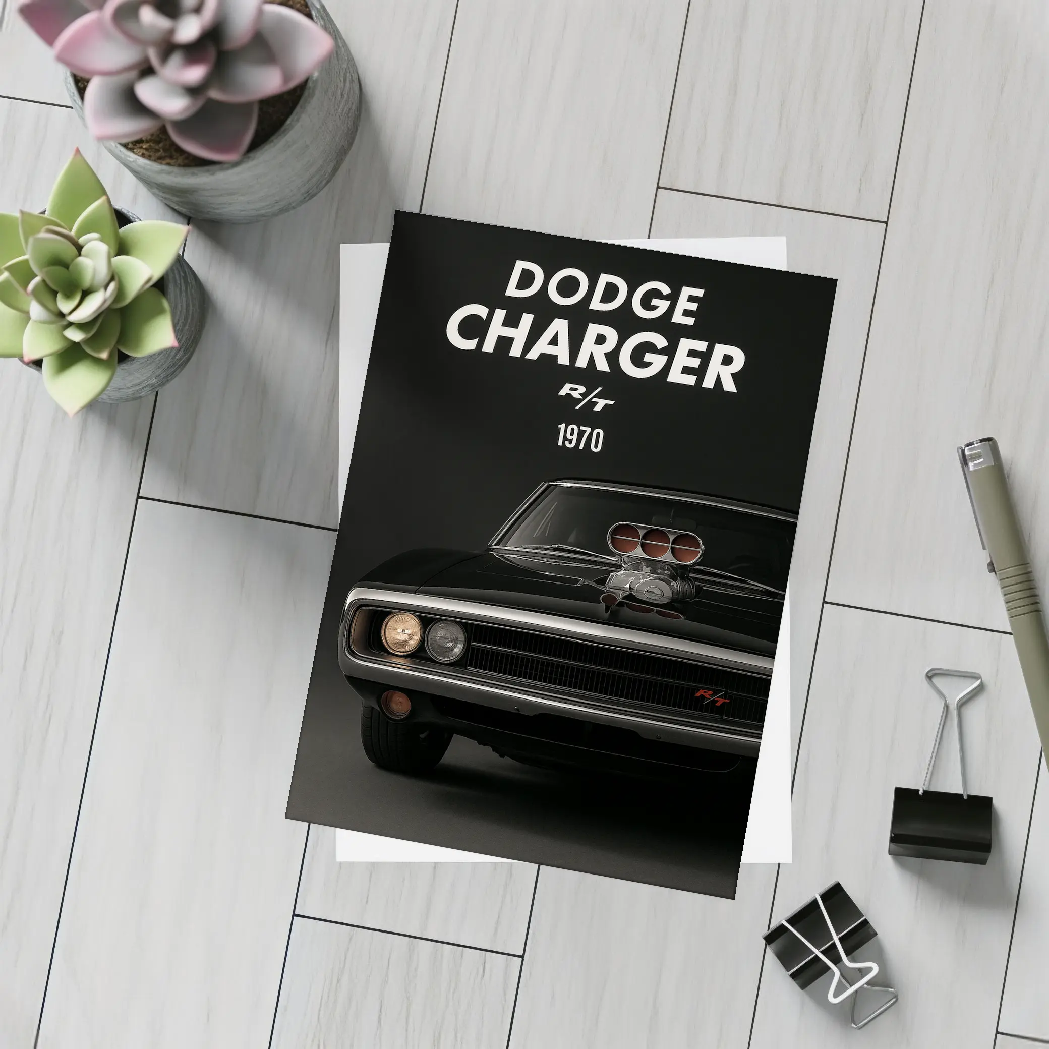 1970 Dodge Charger RT Classic Muscle Car – Postcards