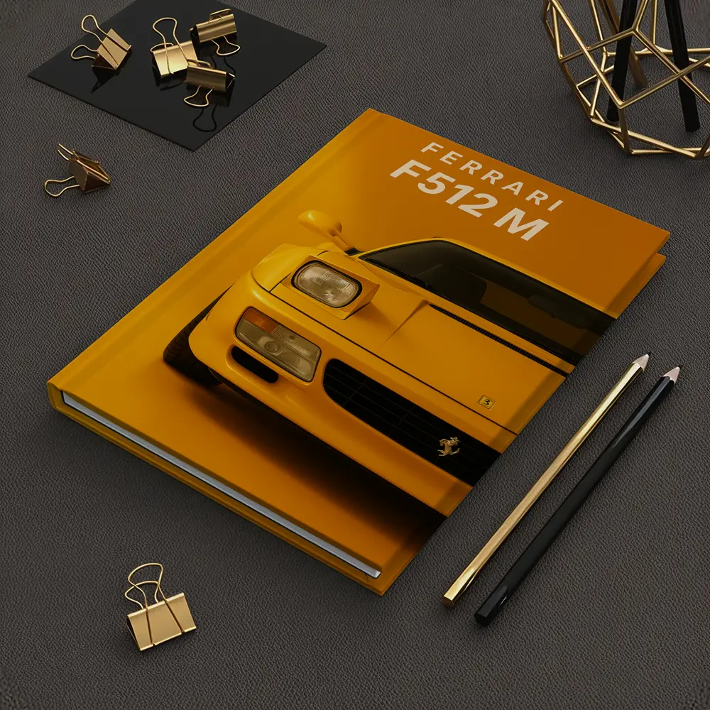 Ferrari F512 M Yellow Studio Shot – Notebooks