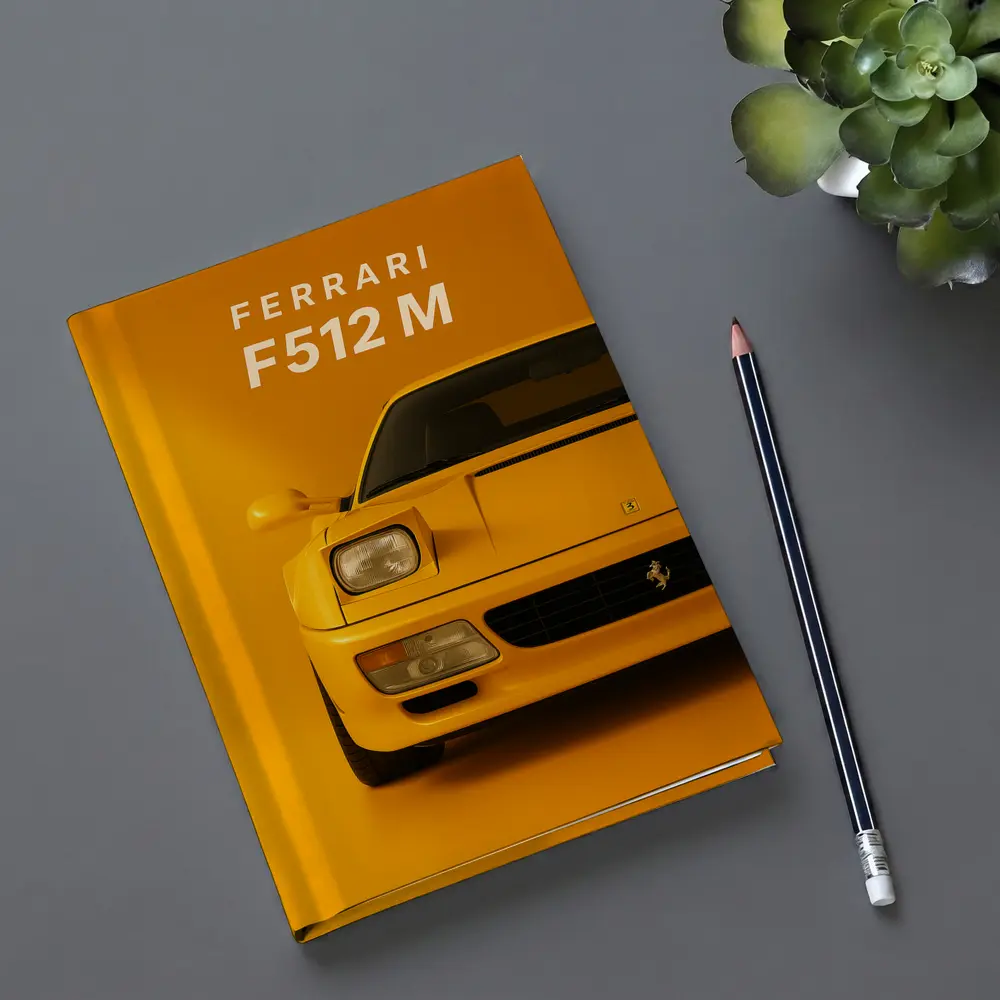 Ferrari F512 M Yellow Studio Shot – Notebooks